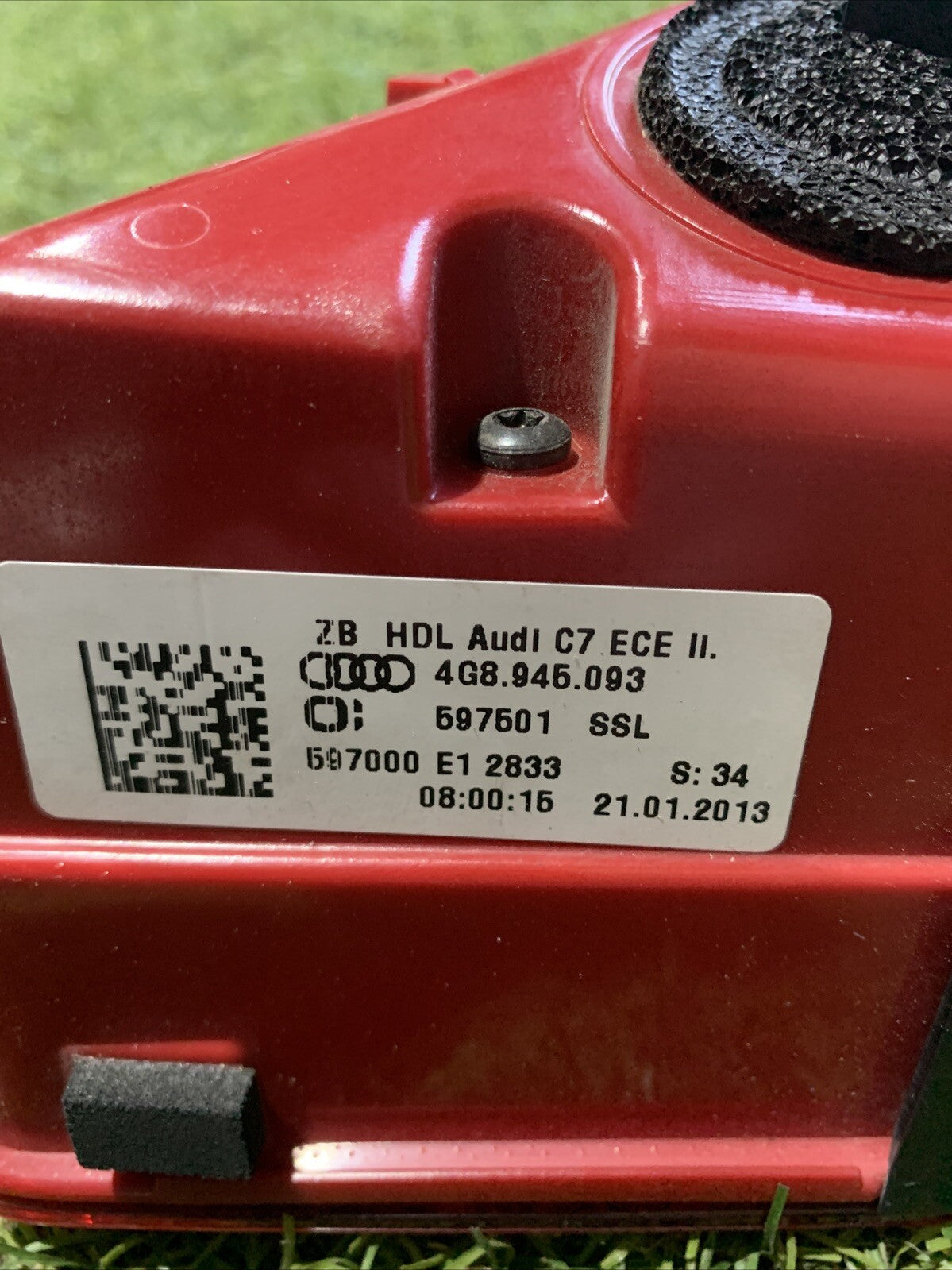 4G8945093 Fanale Posteriore Interno Sinistro AUDI A7 SPORTBACK 2014