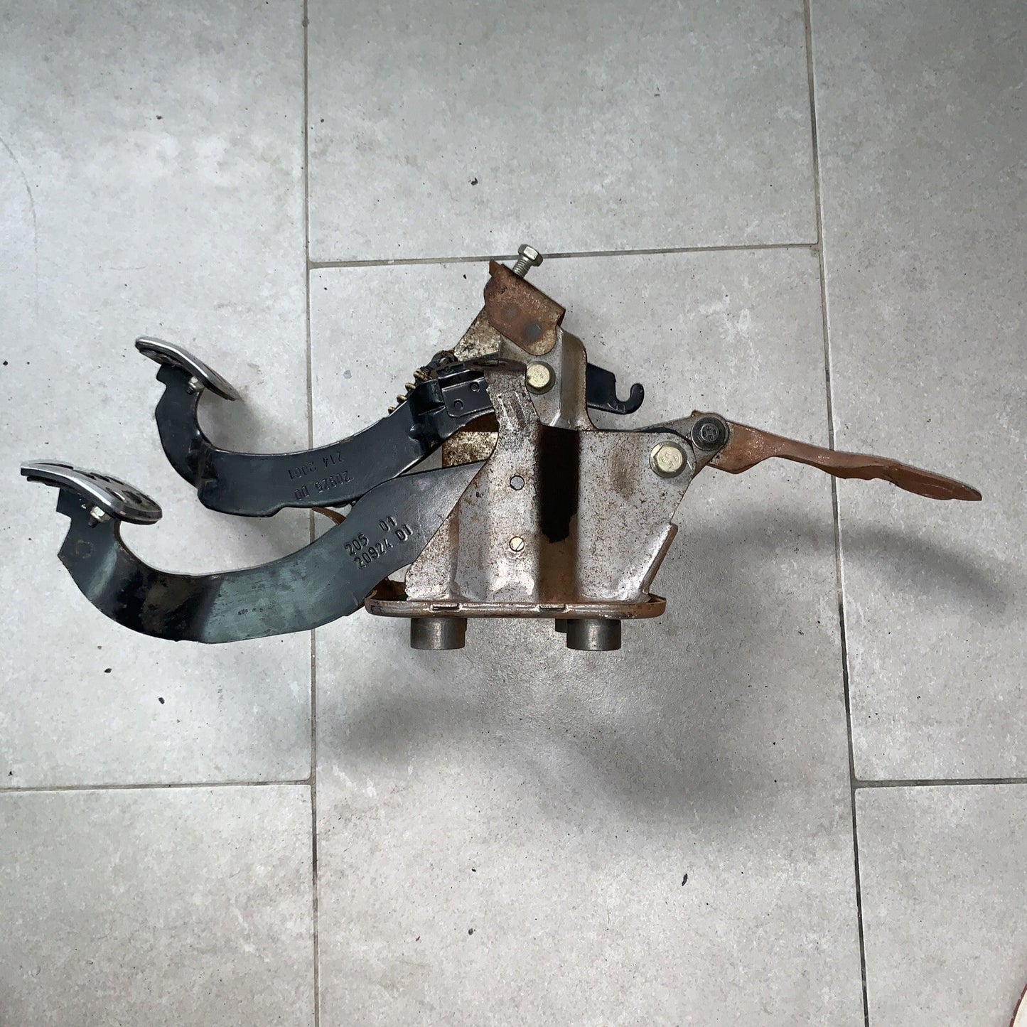 PEDALIERA PEUGEOT 206 PEDALE FRENO E FRIZIONE