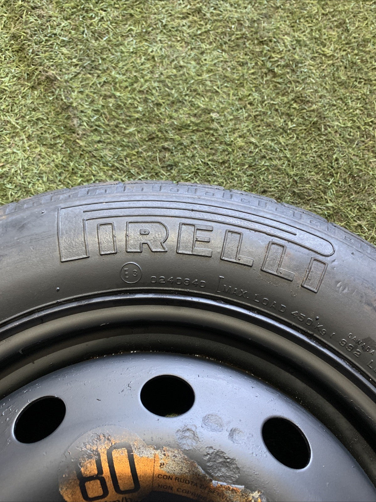 Ruotino Di Scorta Fiat Panda 169 135/80B14 