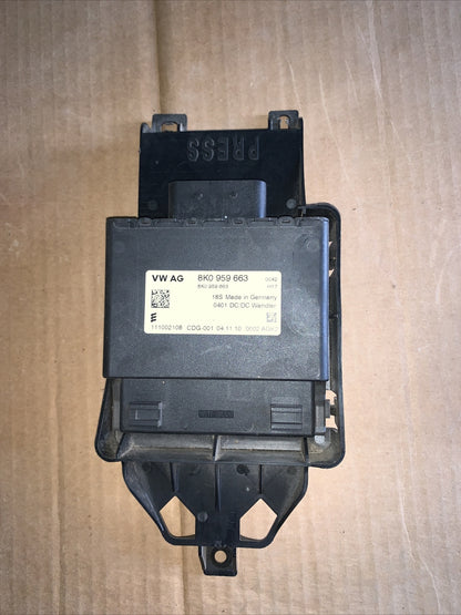 8K0959663B CENTRALINA MODULO STABILIZZATORE DI TENSIONE START E STOP AUDI A7