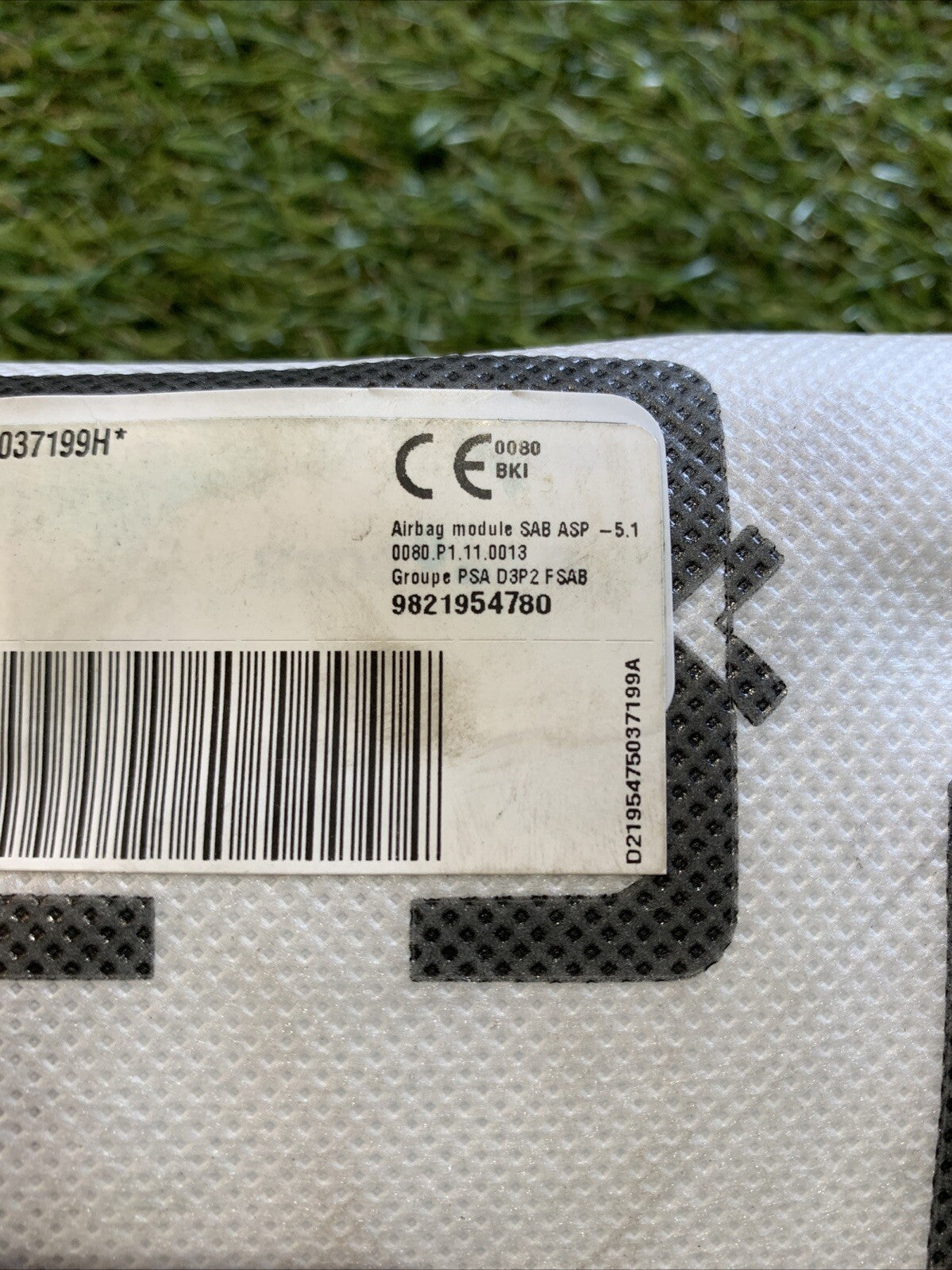 Airbag Sedile Destro Peugeot 2008 2020 9821954780