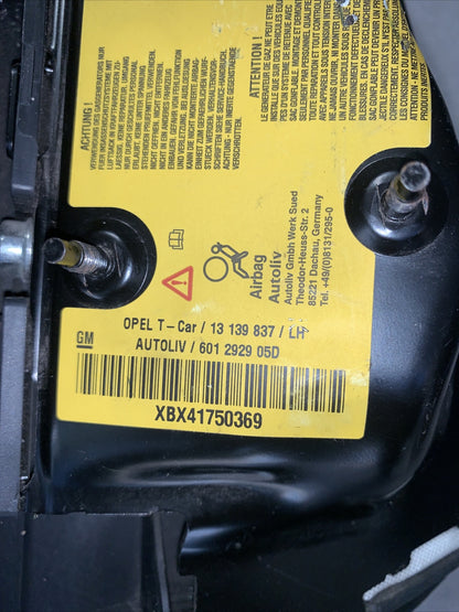 Carica airbag sedile sinistra OPEL ASTRA H 13139837 ( 2004-2011)
