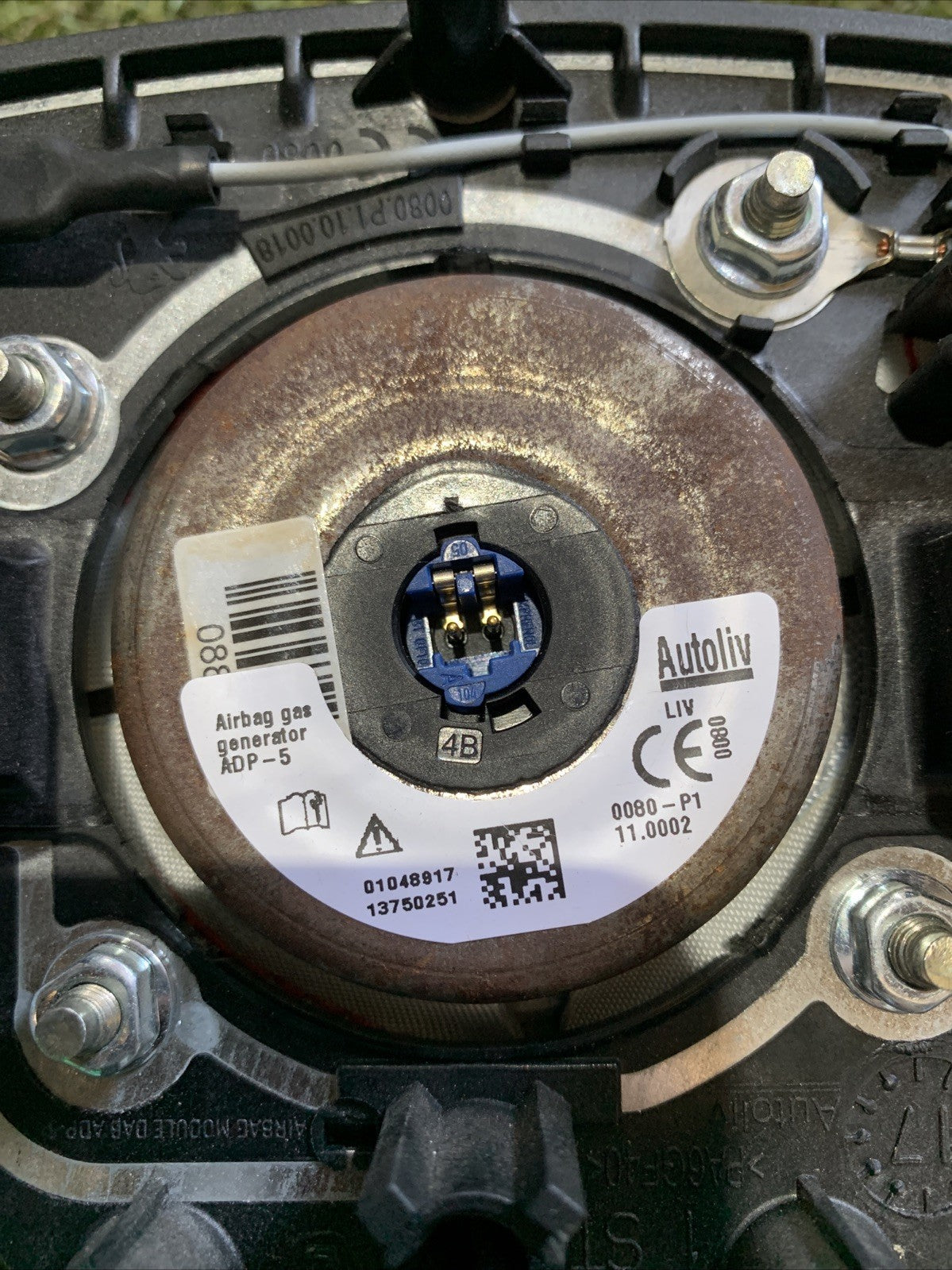 Airbag Volante Peugeot 208 2017 98072114ZD