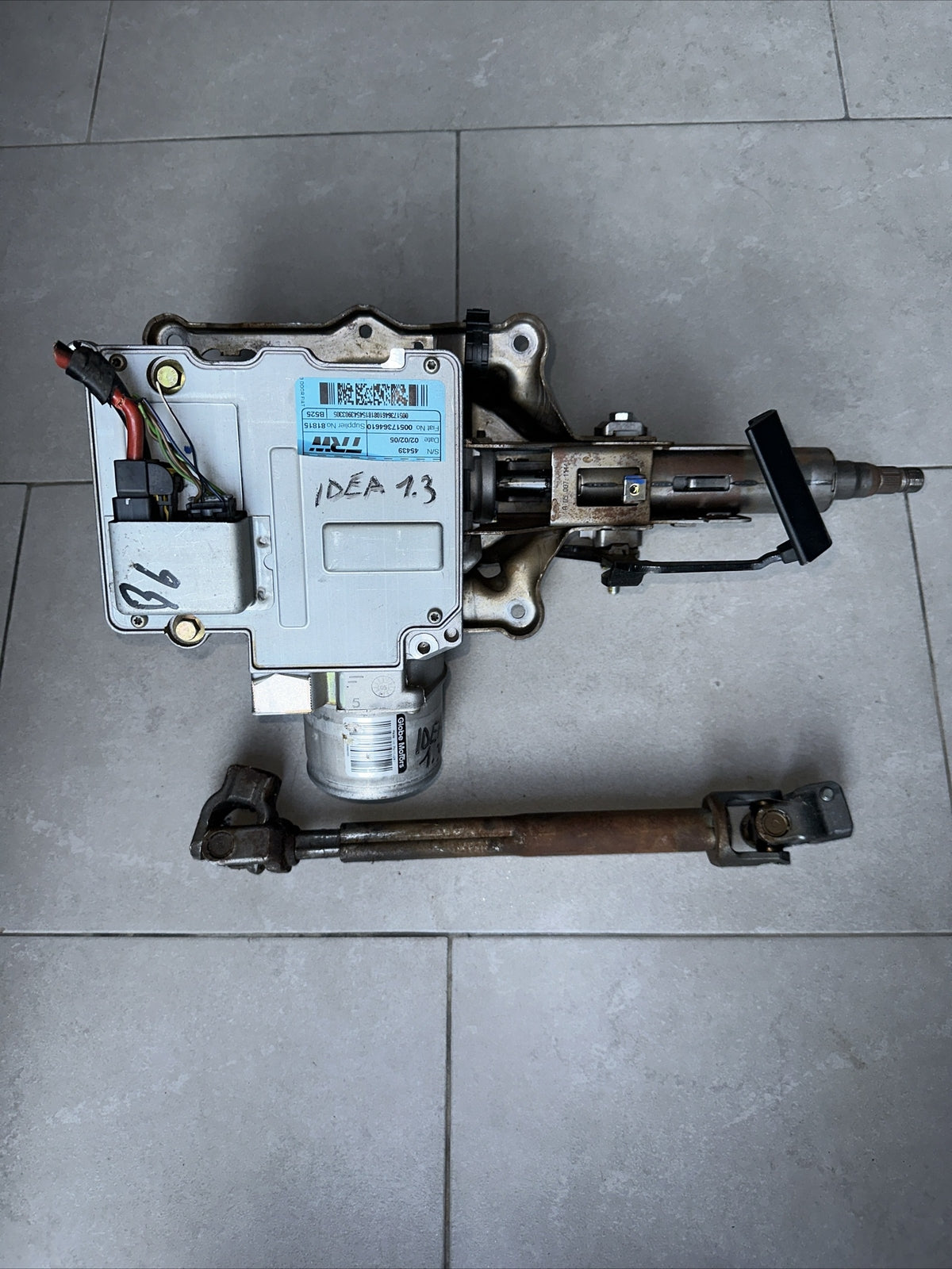 PIANTONE STERZO SERVOSTERZO ELETTRICO CITY FIAT IDEA LANCIA MUSA 00517364610