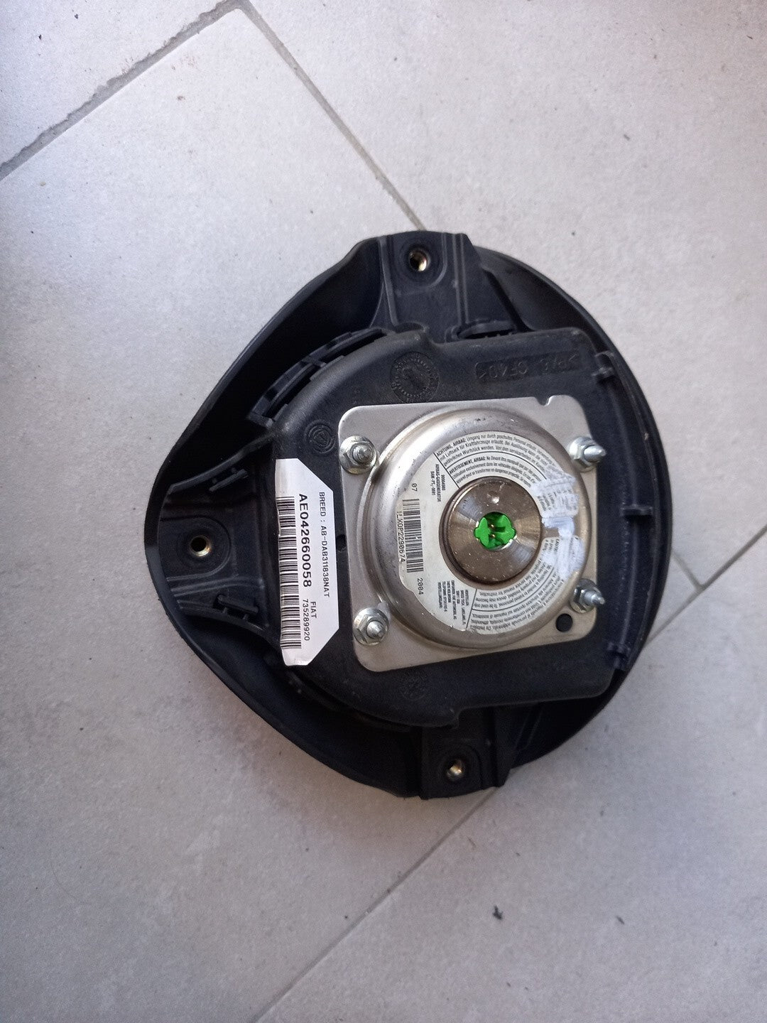 Airbag Volante Alfa Romeo 147 dal 2000 al 2010 Cod 735289920