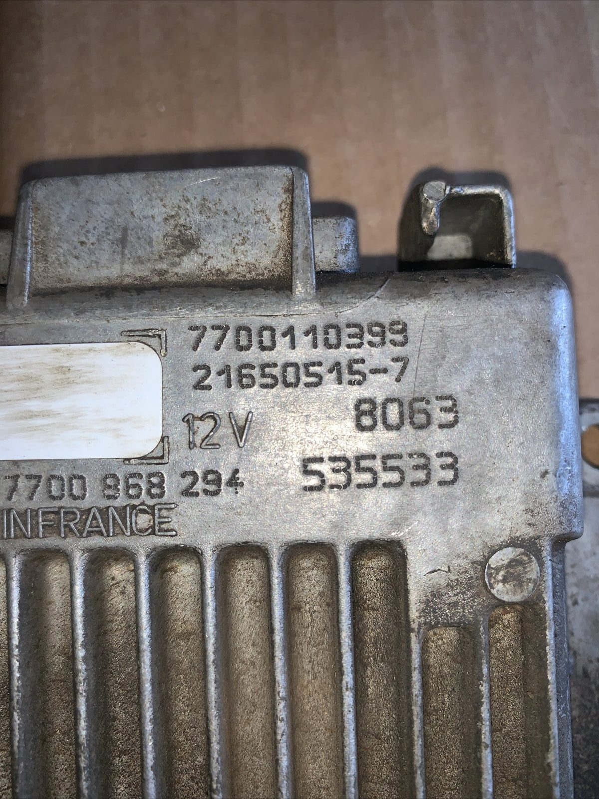 CENTRALINA MOTORE RENAULT CLIO 1.2 BENZINA 2002 7700110399