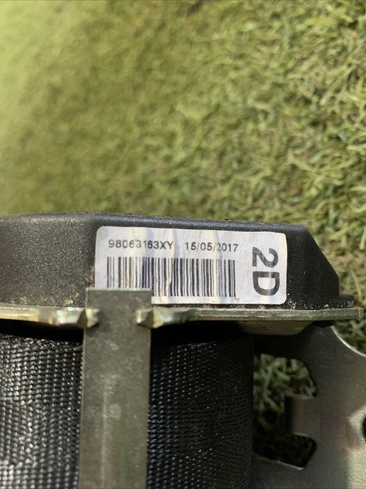 Cintura Di Sicurezza Posteriore Destra Peugeot 208 2017 98063163XY