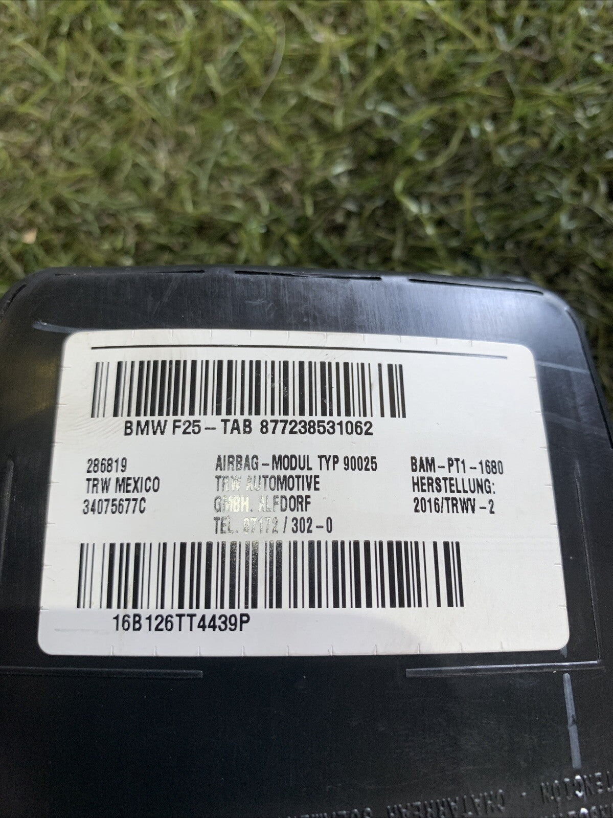 877238531062 AIRBAG SEDILE SX BMW X3 (F25) xDrive 20d 2011