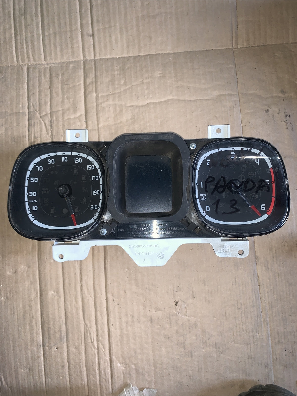 RICAMBI USATI 0887766550 / 51988492 QUADRO STRUMENTI FIAT Panda 3° Serie  373649