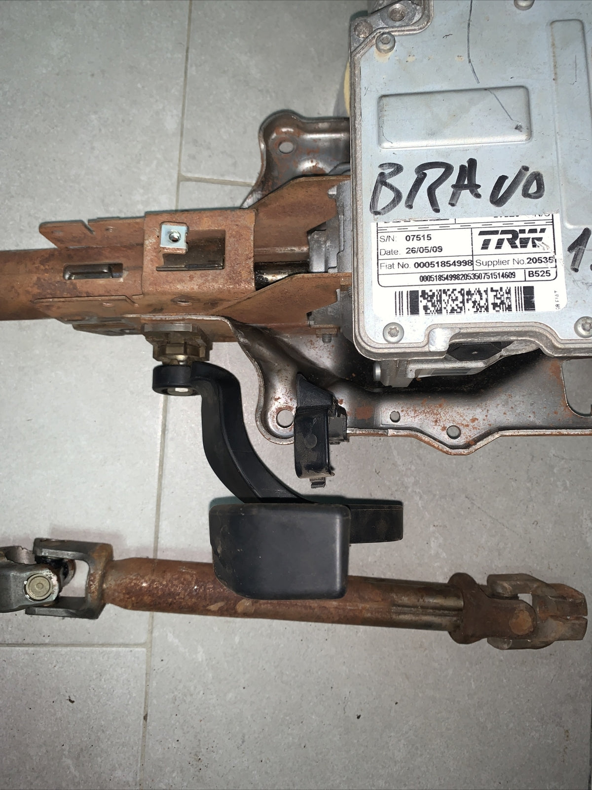 Piantone dello sterzo Fiat Bravo Dal 2007 al 2014 Cod 00051854998