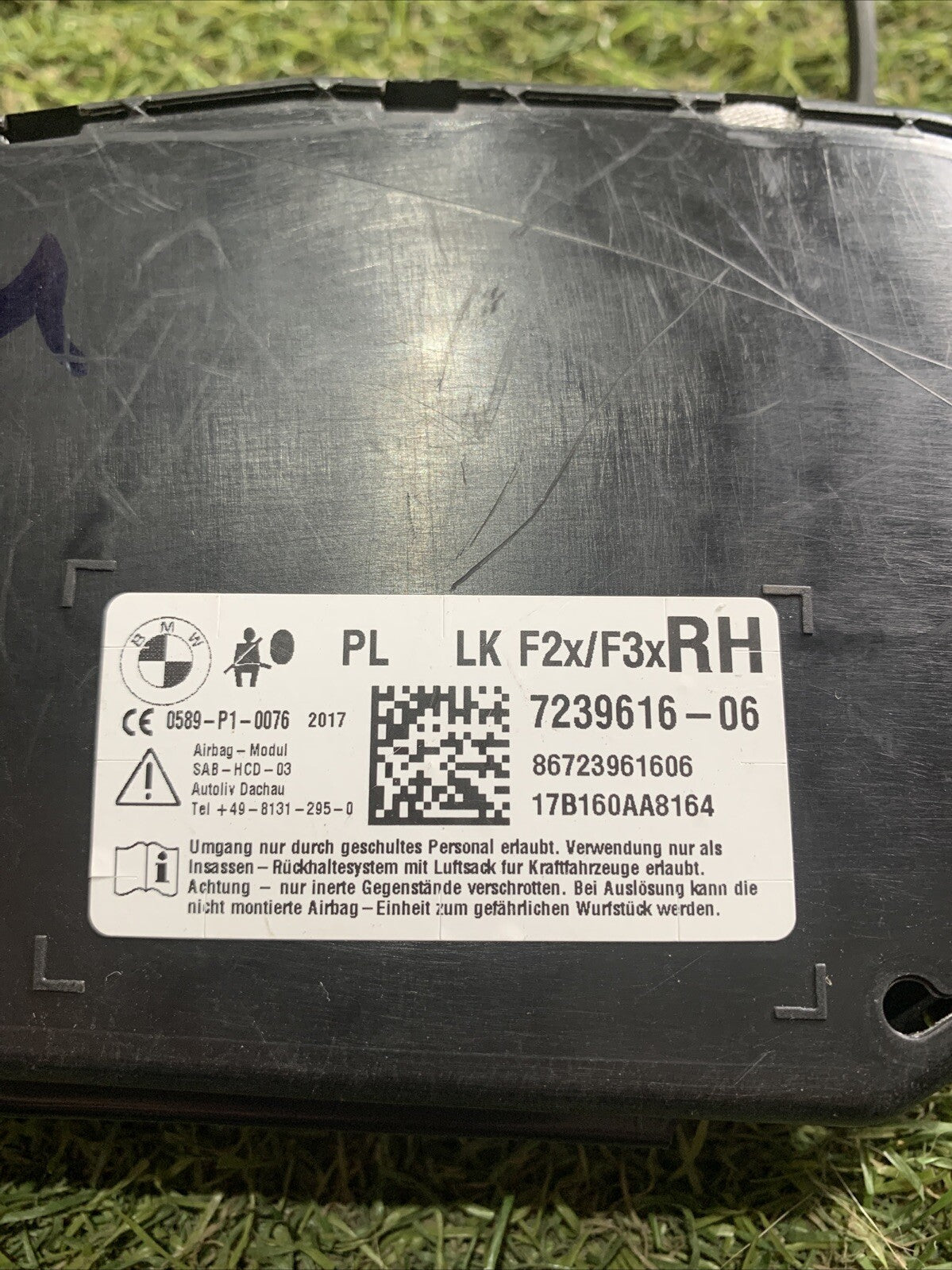 AIRBAG SEDILE DESTRO DX PER BMW Serie 1 F20 7239616 (11 19) 86723961606