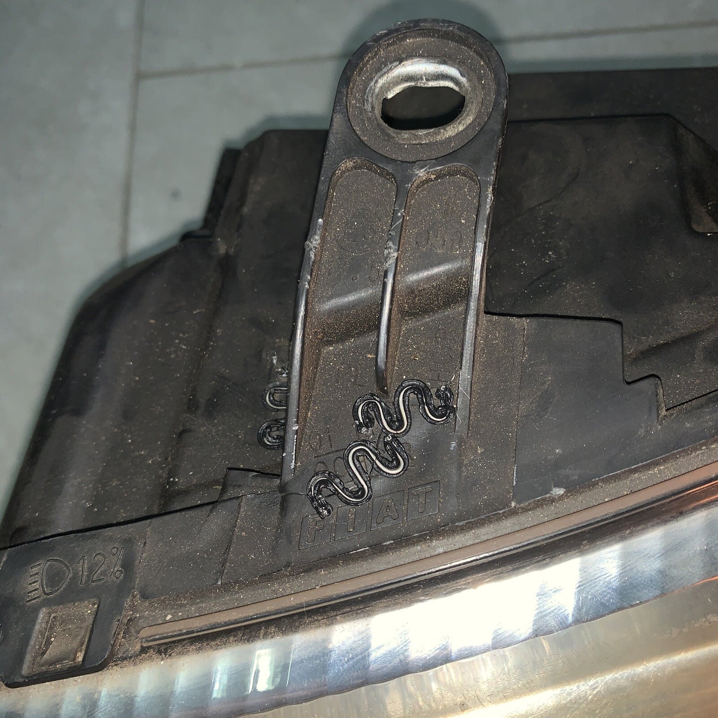 PROIETTORE-FARO SX. 51867677 FIAT PANDA 2 Serie