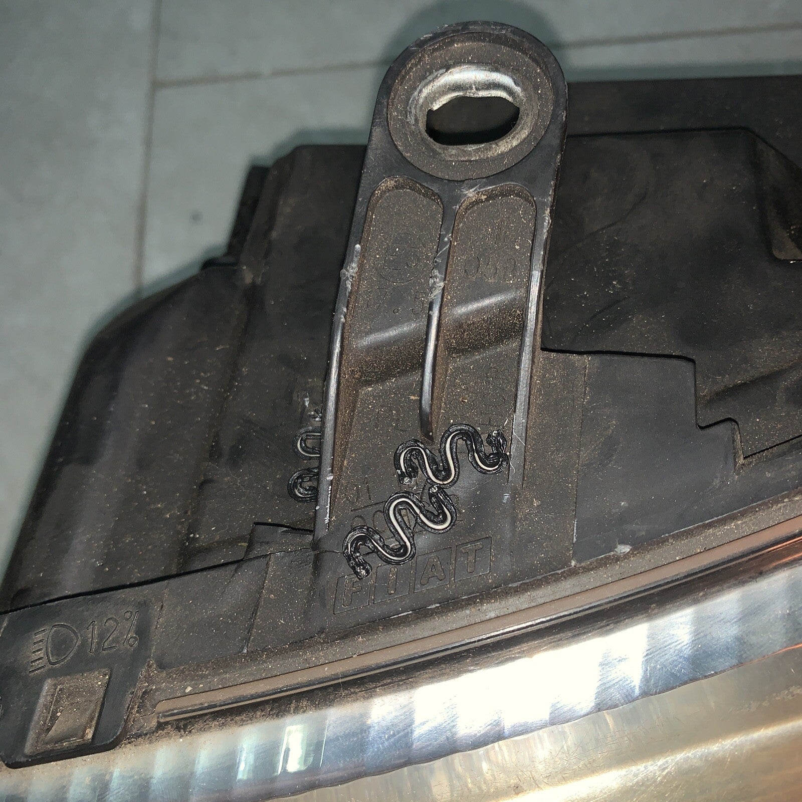 PROIETTORE-FARO SX. 51867677 FIAT PANDA 2 Serie