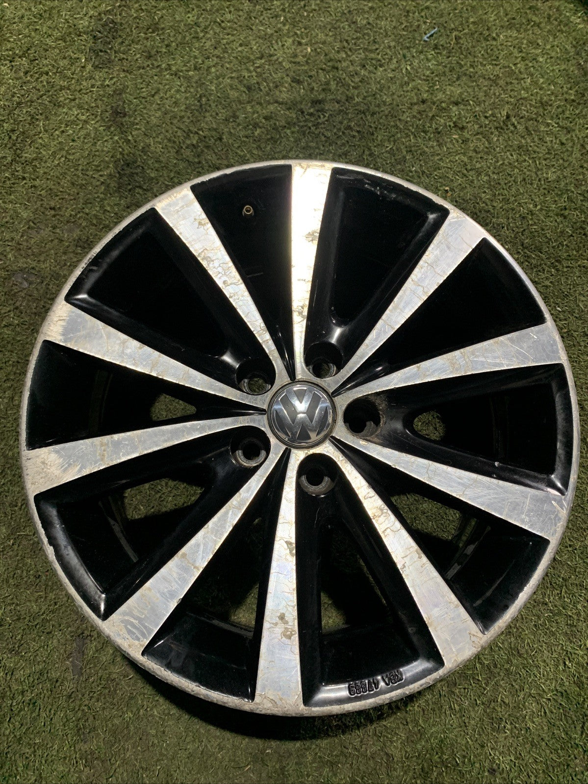 Cerchio In Lega Da 16 Volkswagen Polo 6R 6R0601025N (3)