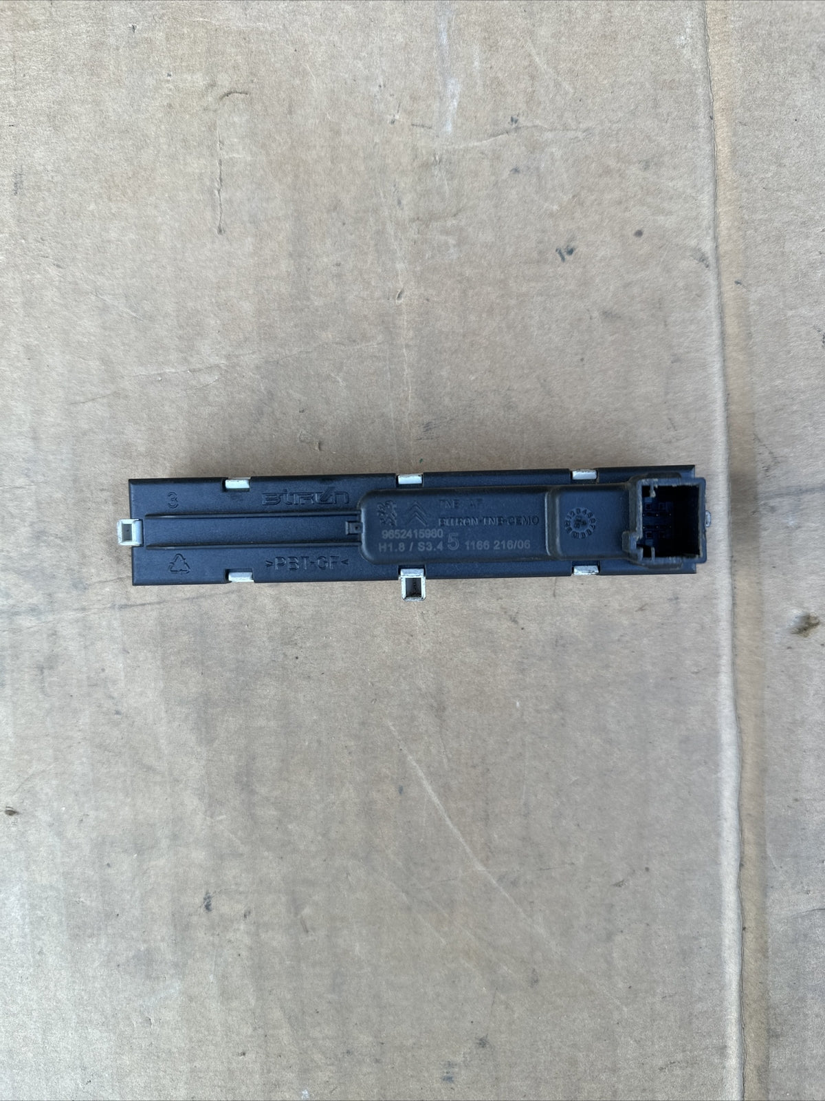 9652415980 DISPLAY COMPUTER DI BORDO CINTURE DI SICUREZZA PEUGEOT 207 1.4 65KW 5