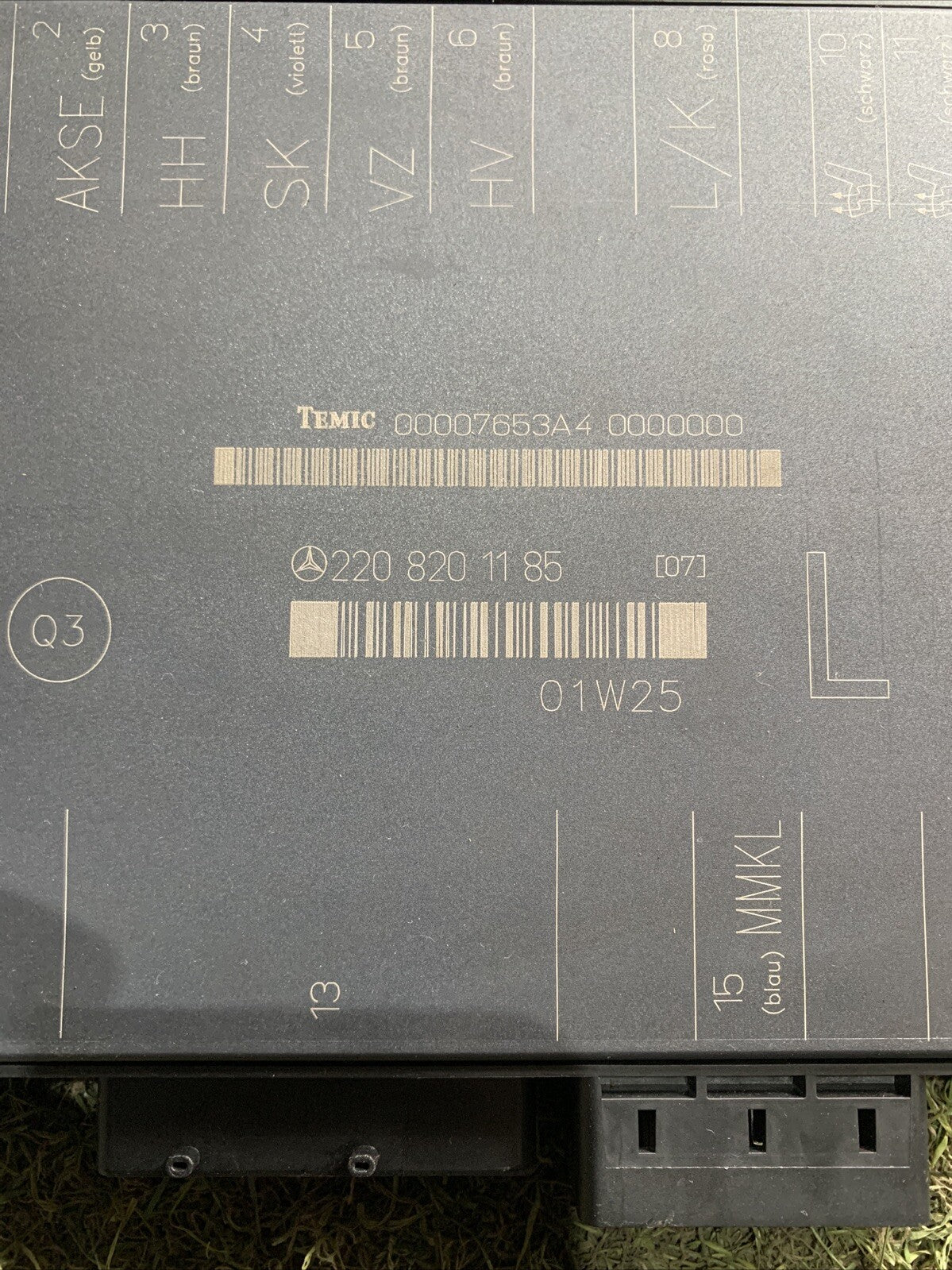 Centralina Sedile Anteriore Sinistro Mercedes Classe S W220 2208201185