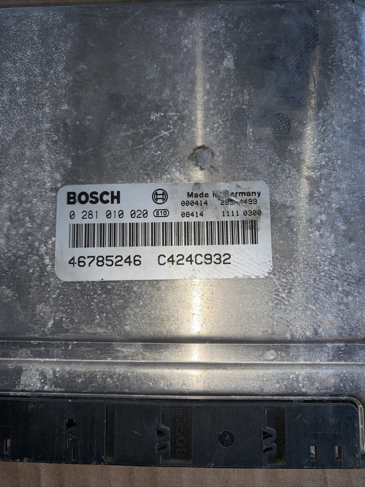 CENTRALINA INIEZIONE ALFA ROMEO 156 1,9 JTD 46785246 46739031 BOSCH 0281010020