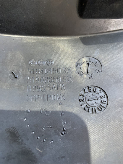 PARASASSI PASSARUOTA  ANTERIORE SINISTRO FIAT PANDA 3 SERIE DAL 2012 51846450