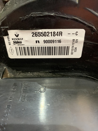 265502184R FANALE POSTERIORE DX DACIA LODGY Originale