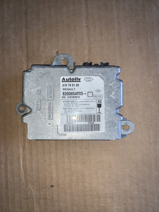 RICAMBI USATI 610796100 CENTRALINA AIRBAG RENAULT Clio Serie (0408)