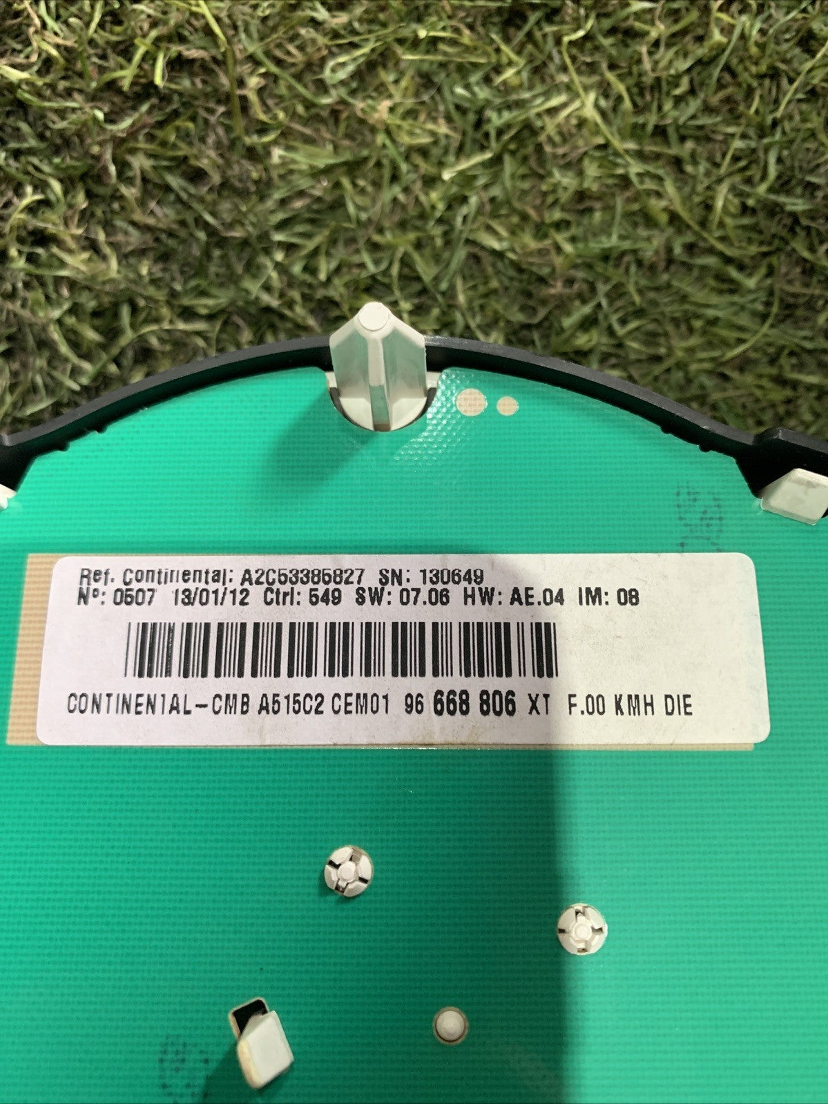 QUADRO STRUMENTI CITROEN C3 Serie 96668806XT (09 15) 1.4 Diesel