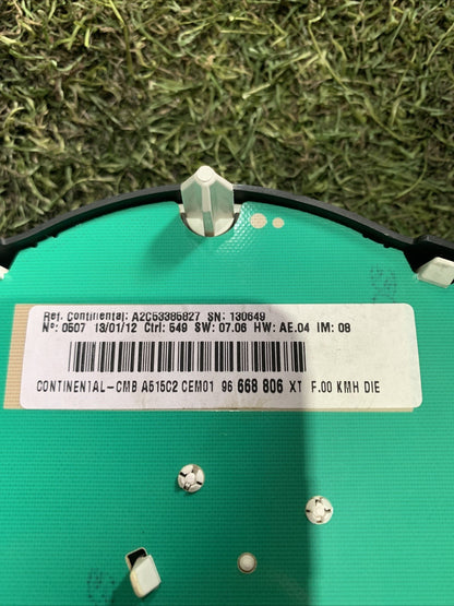 QUADRO STRUMENTI CITROEN C3 Serie 96668806XT (09 15) 1.4 Diesel