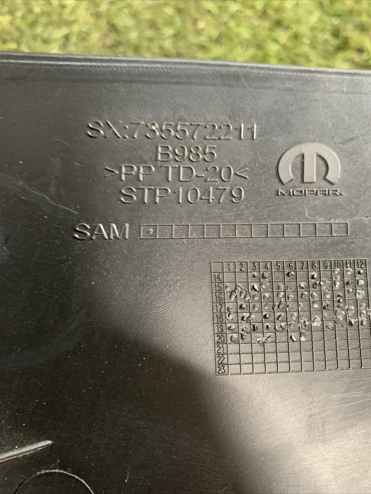 MODANATURA RIVESTIMENTO POST SX FIAT 500X (334) DAL 2014-, 735572211