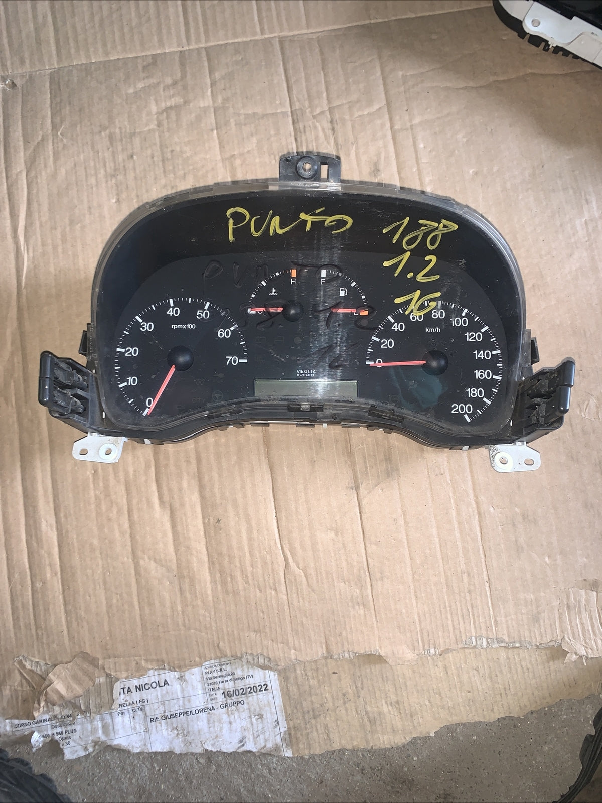 Quadro strumenti cruscotto FIAT PUNTO (188) 2002 46753574