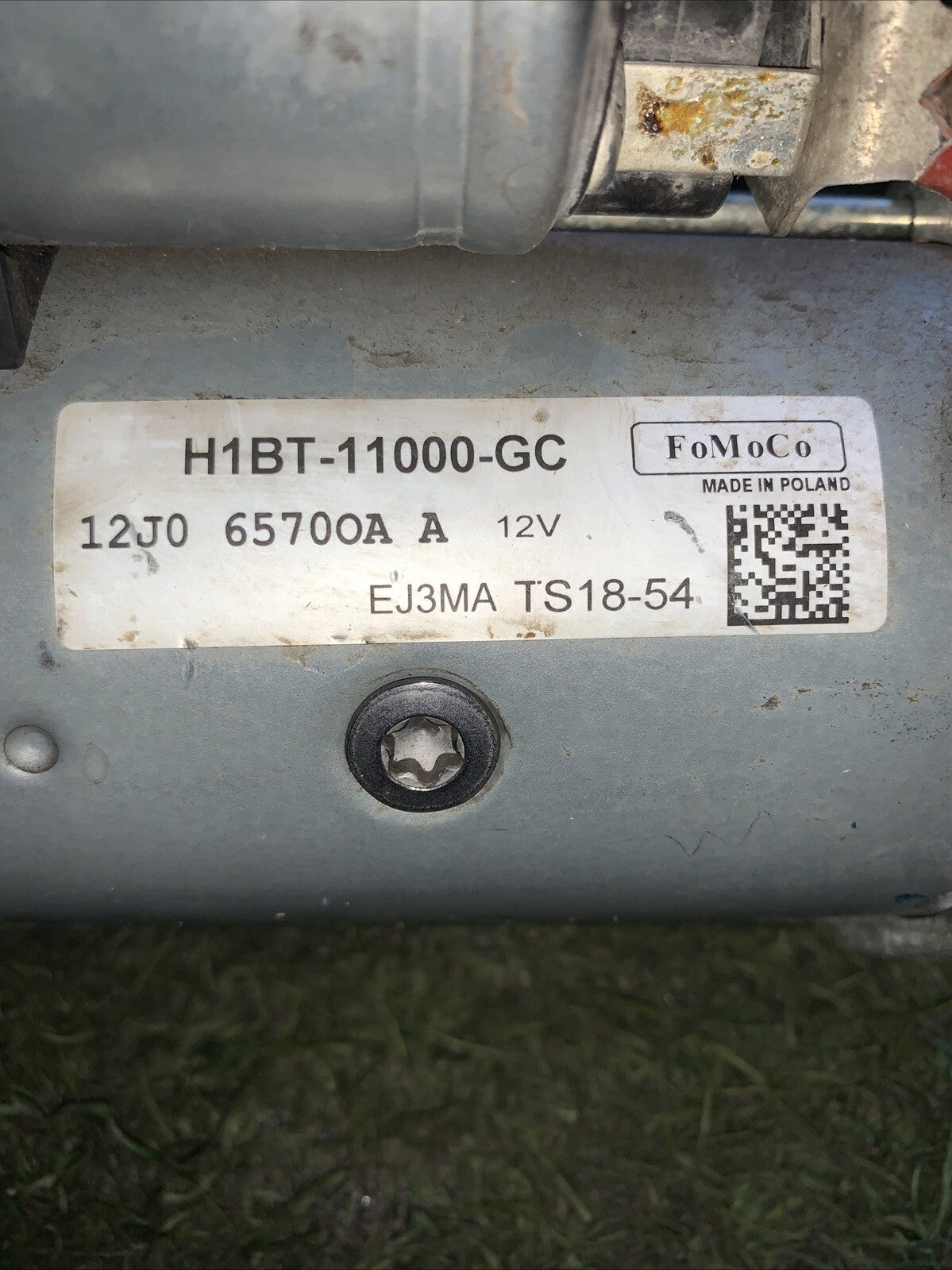 MOTORINO D' AVVIAMENTO FORD Puma Serie H1BT-11000-GC Diesel 1.5 (19 )