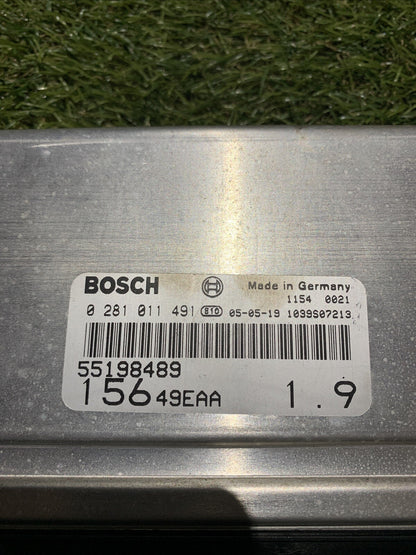 55198489 0281011491 CENTRALINA MOTORE ECU ALFA ROMEO 156 1.9D