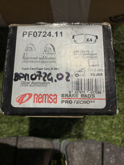 Pastiglie Freno Remsa Suzuki Carry/ Super Carry PF0724.11