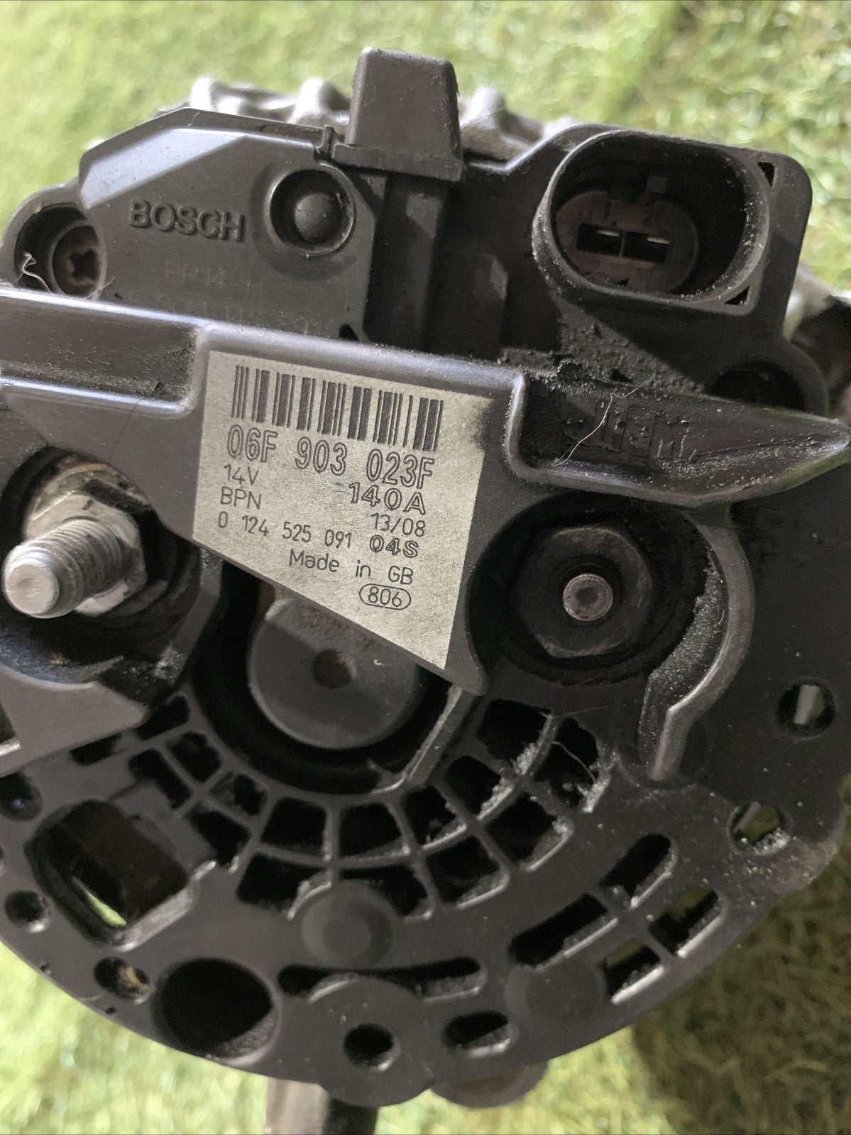 Alternatore Bosch Audi A3 8P 2008 2.0 Diesel 06F903023F
