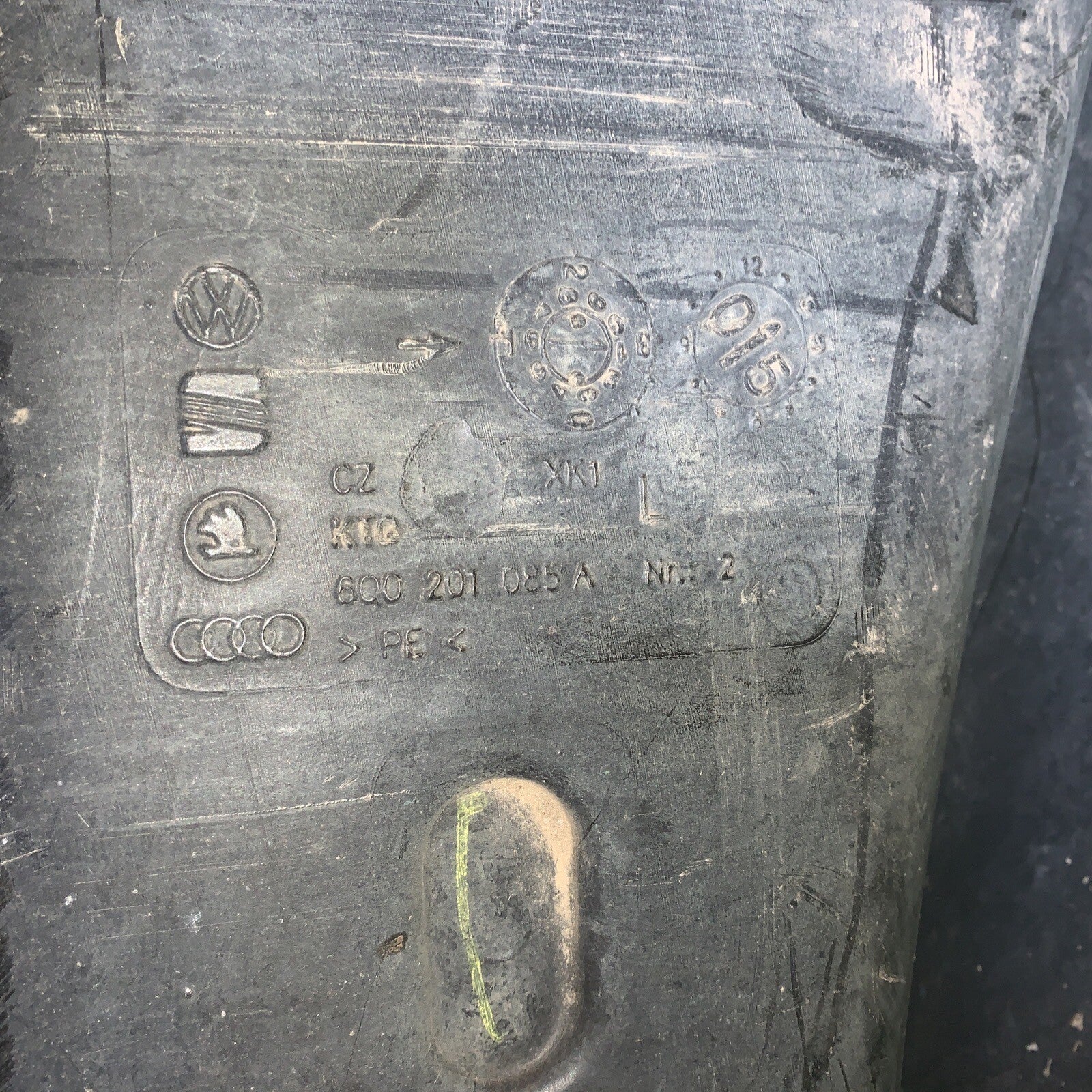 6Q0201085A SERBATOIO CARBURANTE SKODA Fabia  2° Serie 1.4 DIESEL