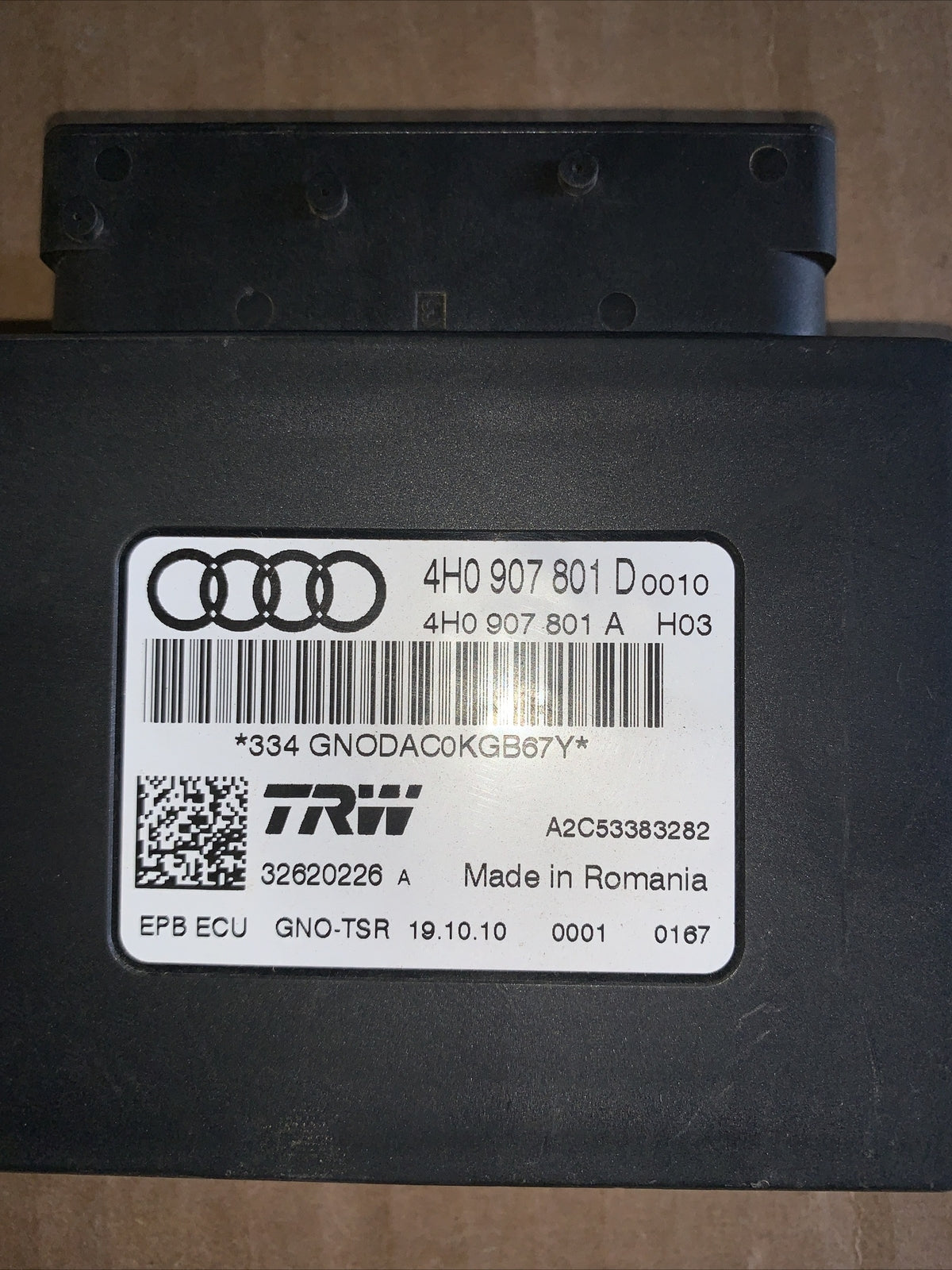 AUDI A7 4G 11-14 ELETTRICO FRENO A MANO FRENO DI STAZIONAMENTO Modulo di control