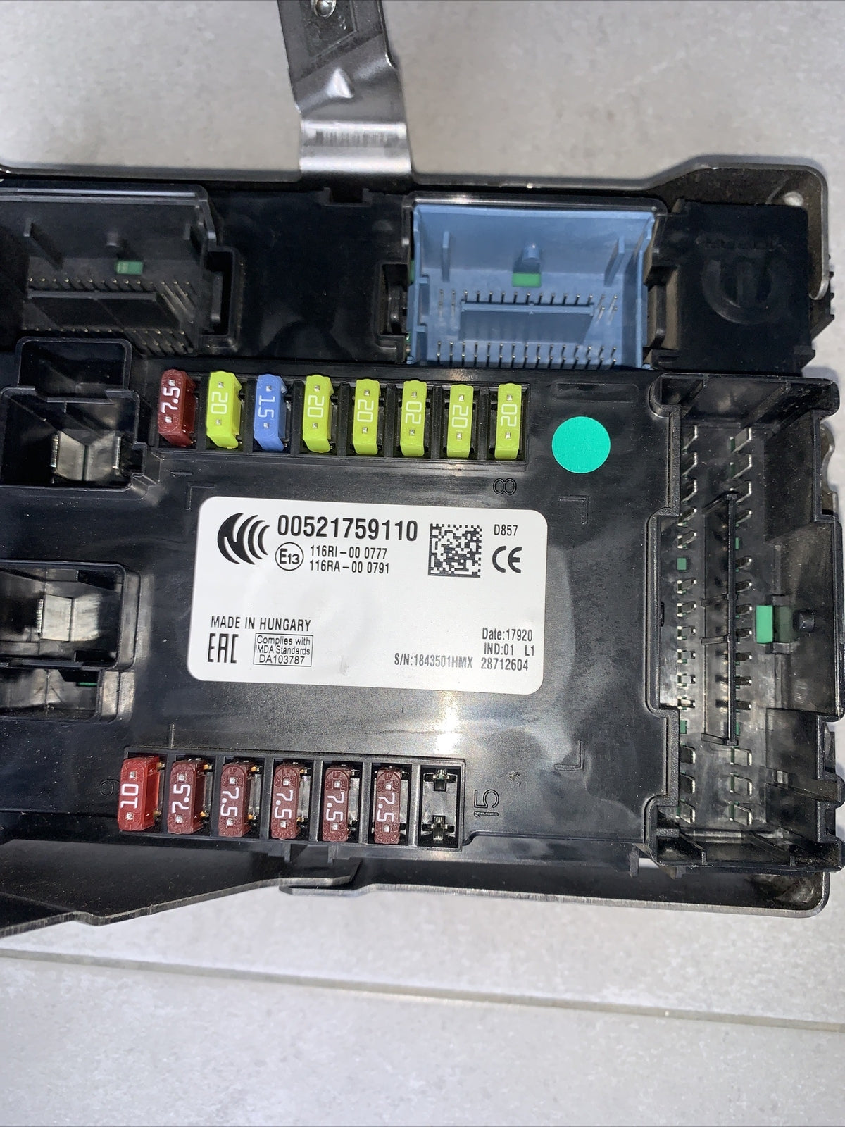 CENTRALINA FUSIBILI BODY COMPUTER  PER FIAT 500X (18) RESTYLING 1.3 MULTIJET