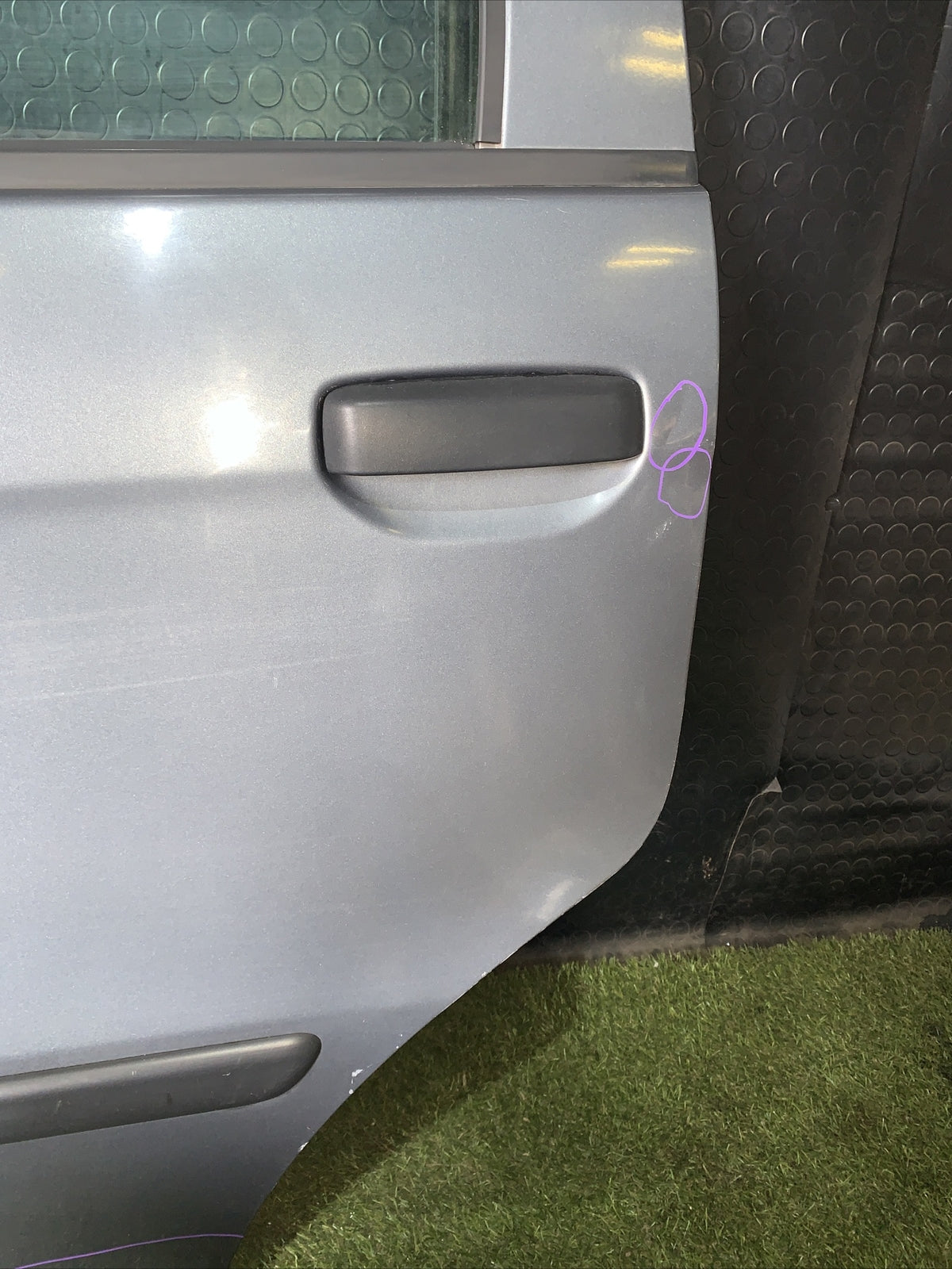 Porta / Sportello posteriore sinistro grigio scuro Fiat Idea