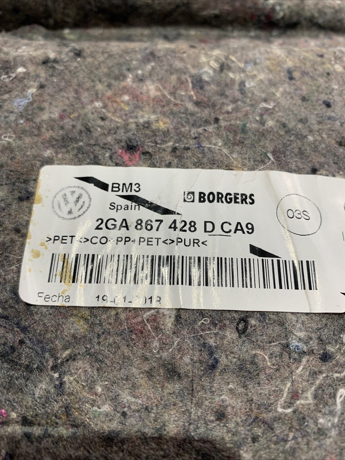 2GA867428DCA9 RIVESTIMENTO BAULE POSTERIORE LATO DESTRO VOLKSWAGEN T-ROC