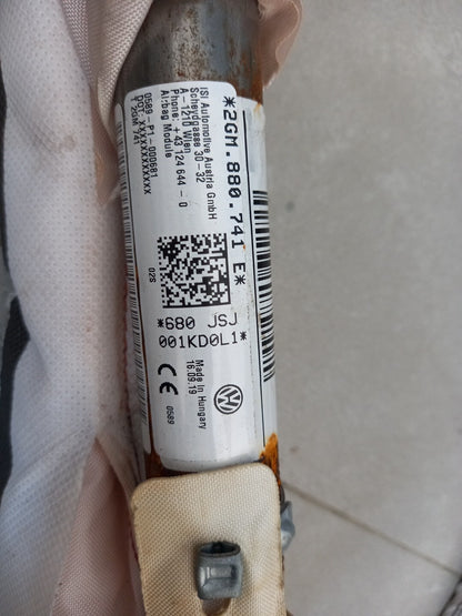 AIRBAG TENDINA LATERALE TETTO VW T CROSS SX COD:JSJ001KD0L1