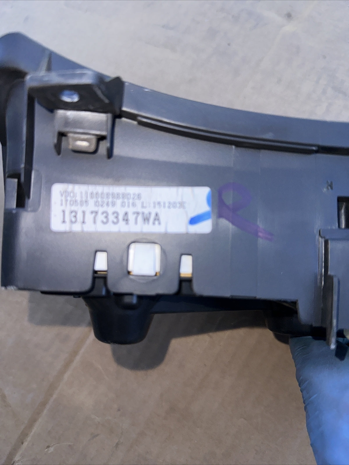 13173347WA QUADRO STRUMENTI OPEL Corsa C 2° Serie 1300 Diesel R