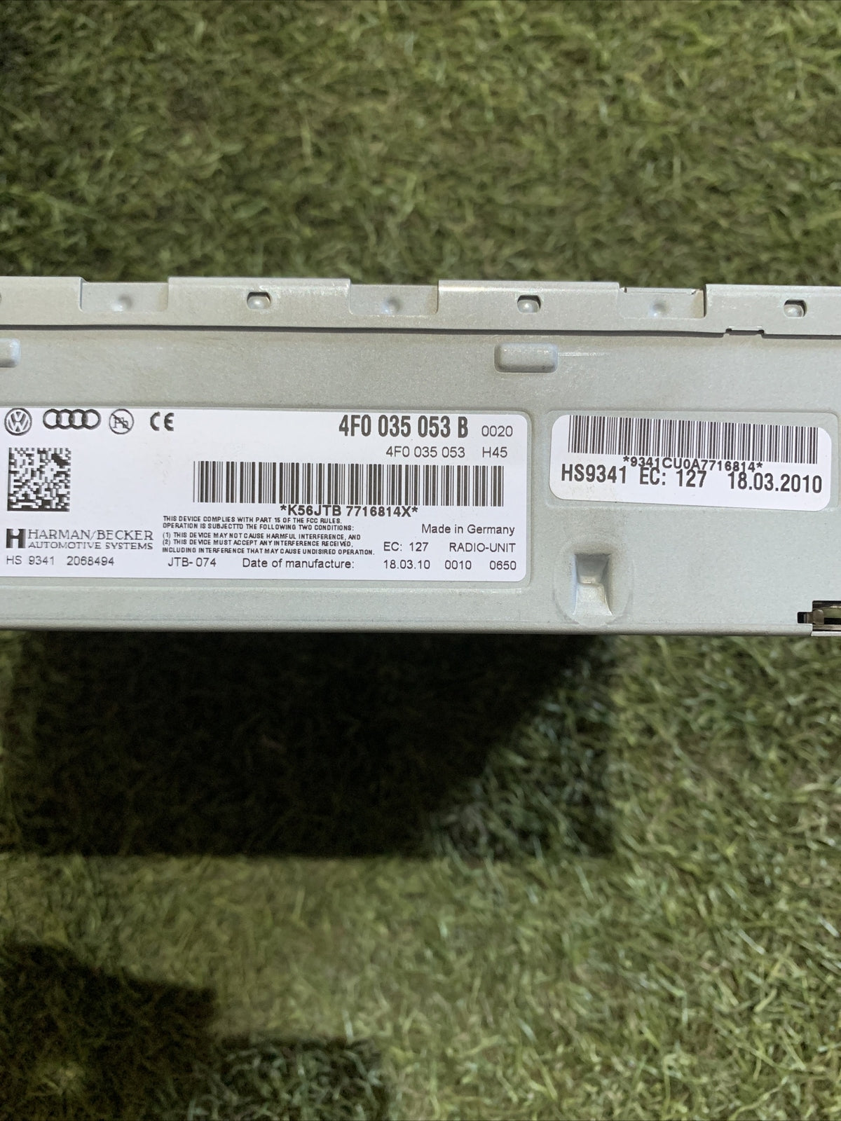 Autoradio Audì A4 2011 4F0035053B