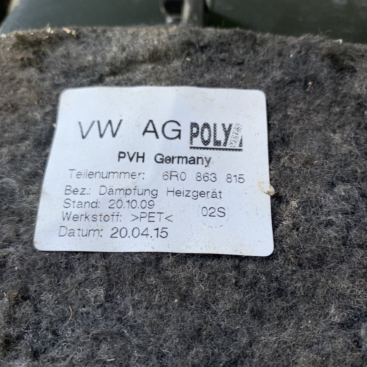 6R0863815 STUFA INTERNA CLIMATIZZATORE CONVOGLIATORE VOLKSWAGEN UP- SKODA CITIGO