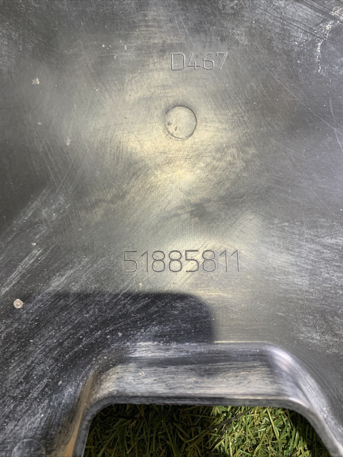 Copertura sottoscocca inferiore posteriore Sinistro Fiat 500L 2018 51885811