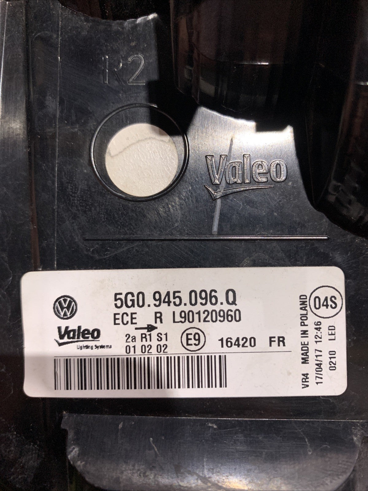 Stop Fanale Posteriore Destro Volkswagen Golf 7 2017 5G0945096Q