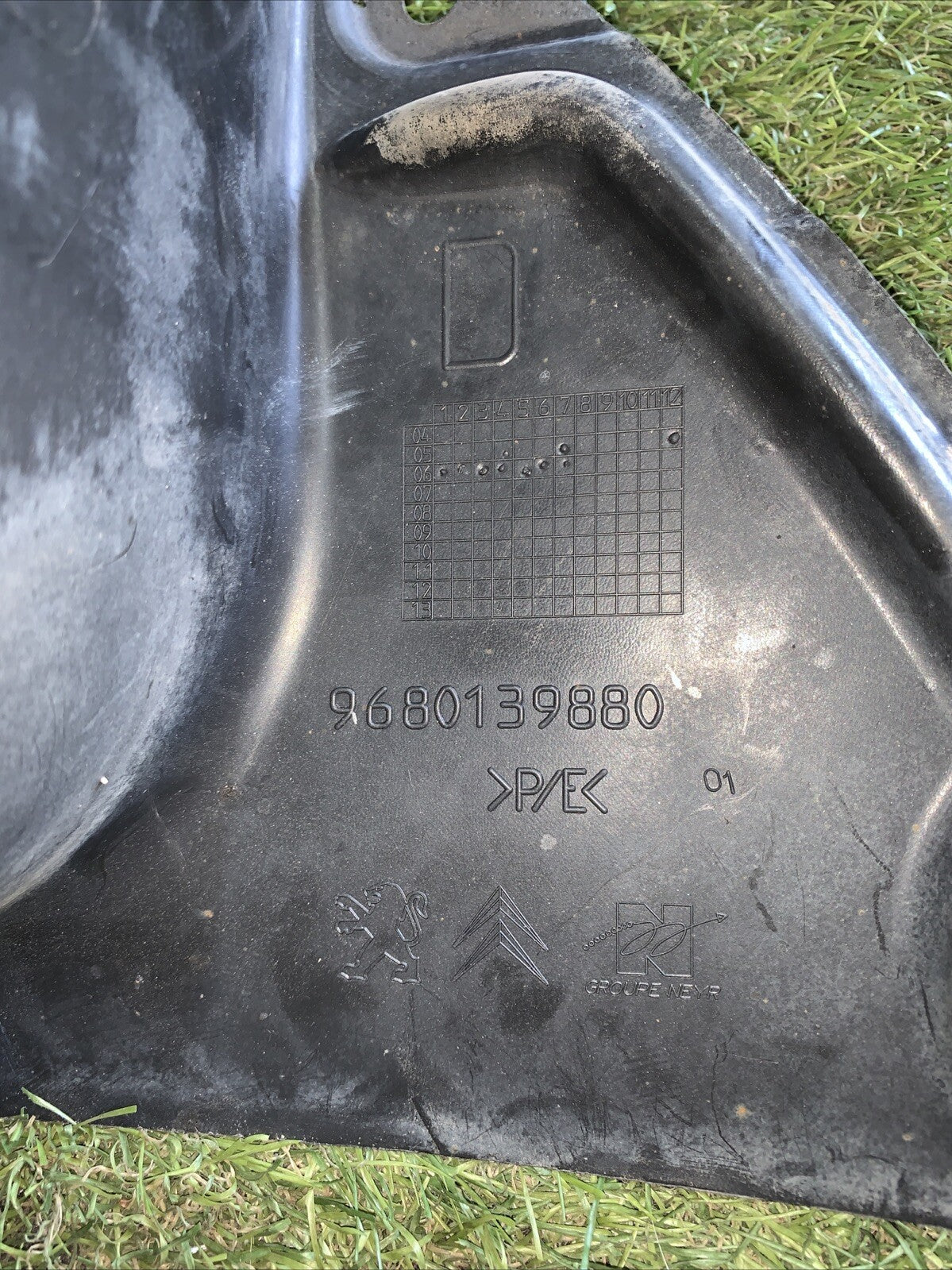 9680139880 PARASALE PARASASSI POSTERIORE DESTRO PEUGEOT 207 1.4 3P