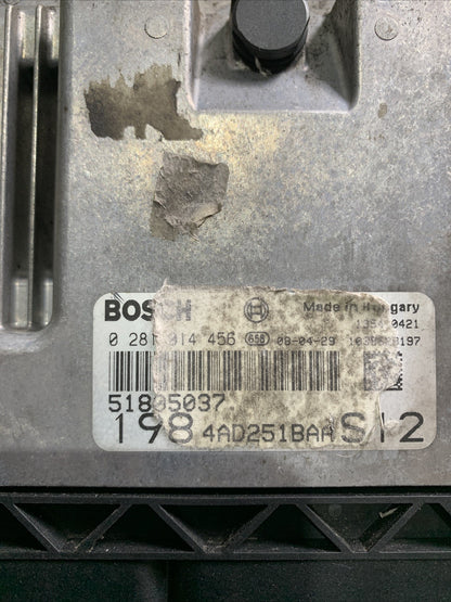 CENTRALINA MOTORE FIAT BRAVO 2008 1.6 Diesel 51805037 0281014456