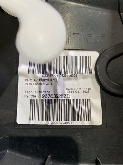 PANNELLO ANTERIORE DESTRO PER PEUGEOT 208 Serie 96763525ZD (12>19)