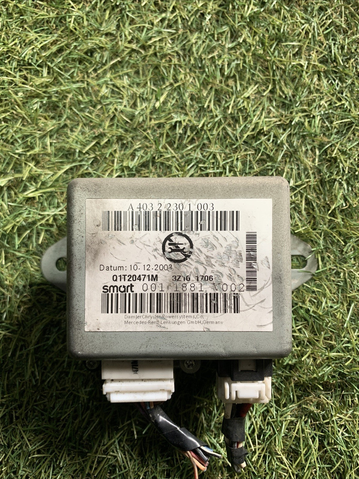 CENTRALINA SERVOSTERZO SMART FORTWO 450,700 BENZINA, CODICE:  0011881V002