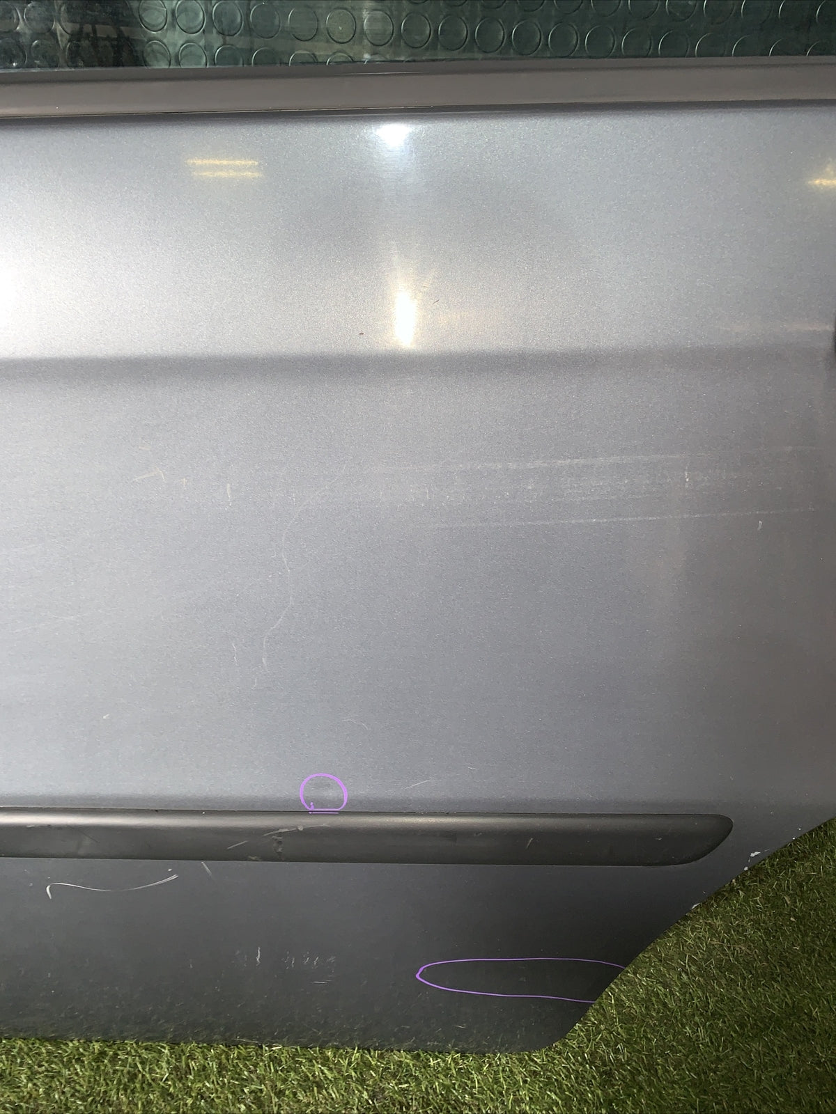 Porta / Sportello posteriore sinistro grigio scuro Fiat Idea