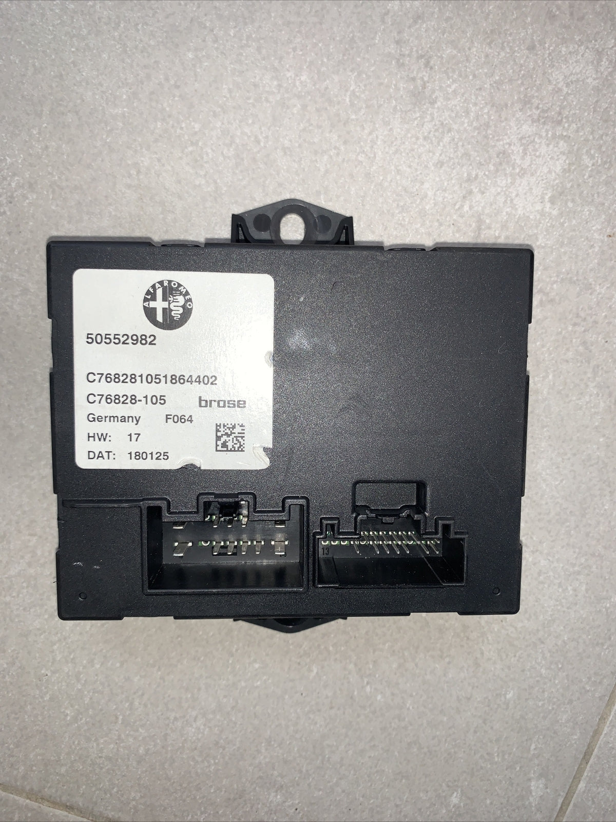 Centralina Modulo Di Controllo Alfa Romeo Stelvio 50552982