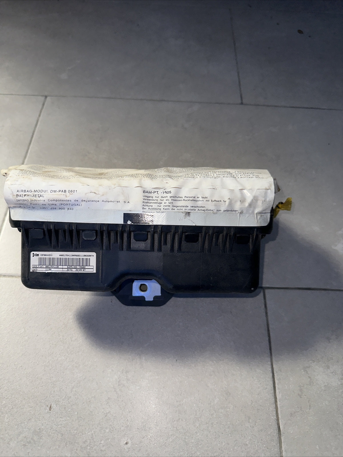 00517541130 AIRBAG LATERALE CRUSCOTTO FIAT GRANDE PUNTO